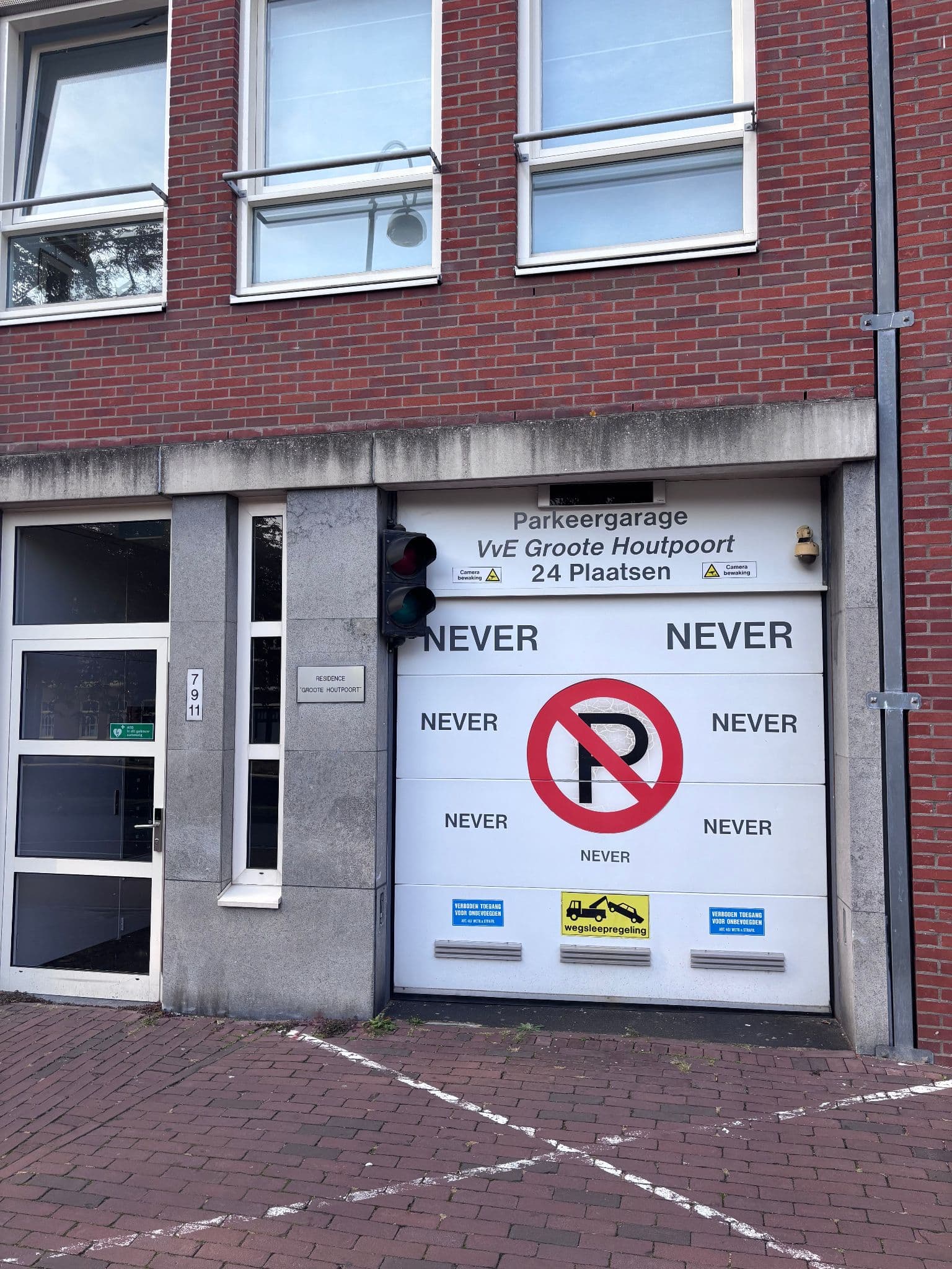 Ruime parkeerplaats in hartje Haarlem.