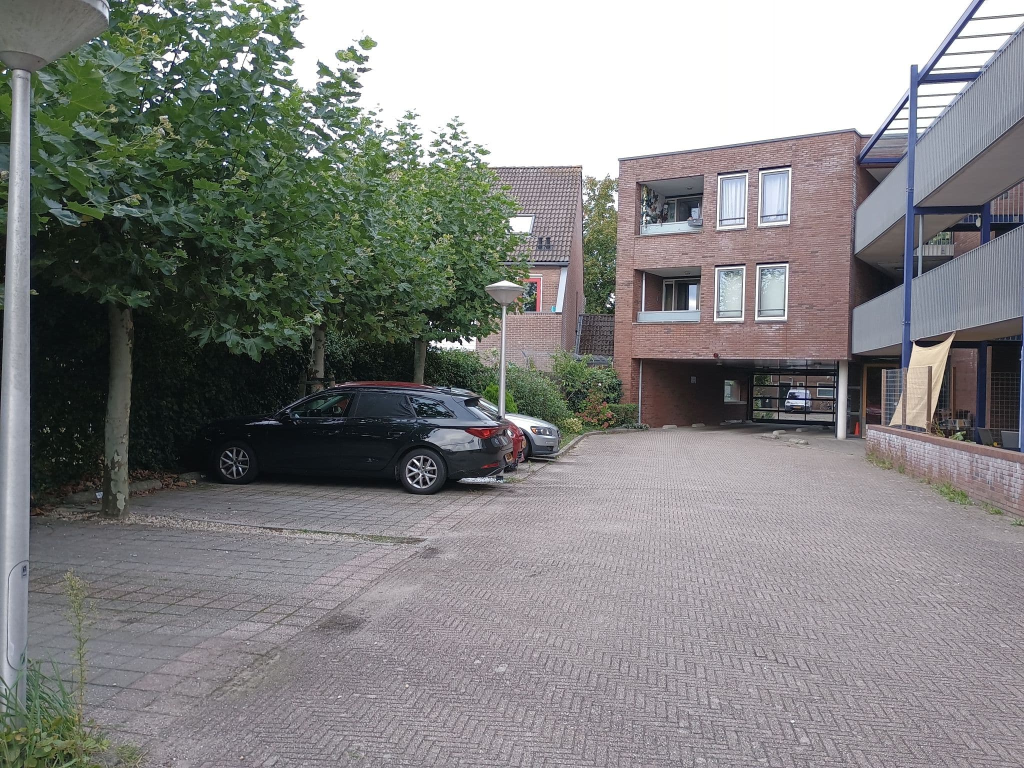 Parkeerplaats op afgesloten terrein